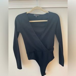 Missguided LowCut Black Body Suit